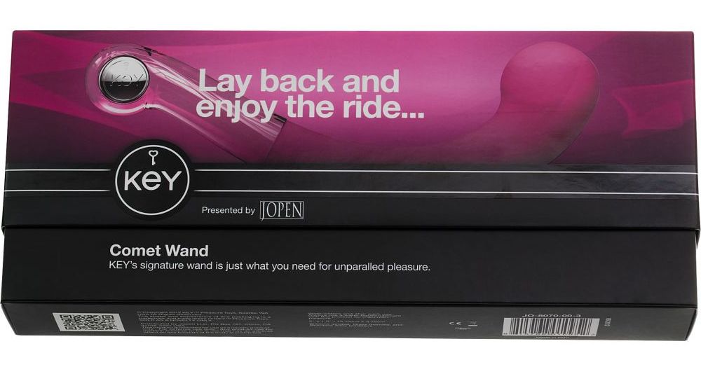 KEYs signature G Spot Wand is weighted and curved for G Spot... Key - Comet G-Spot Wand - Pink photo-5