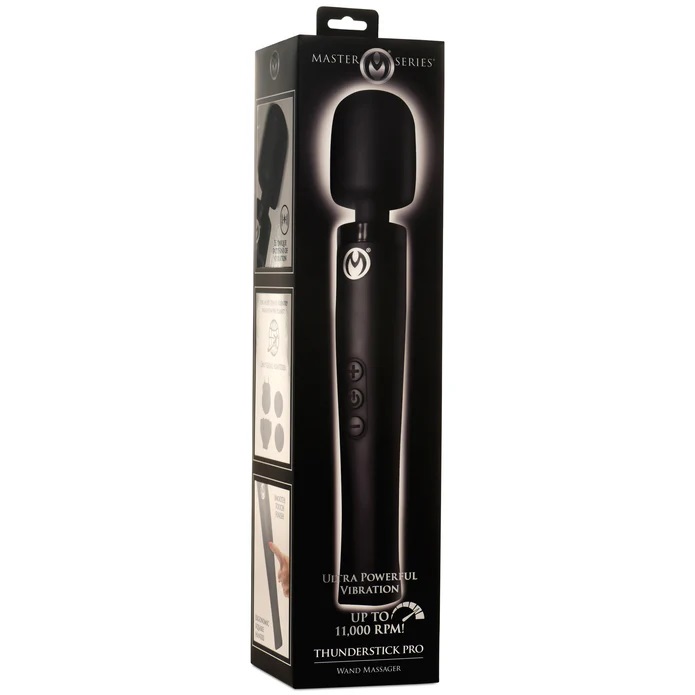 MS have made the best Thunderstick yet! The sleek design inc... Master Series - Thunderstick Pro Wand Massager - Black photo-12