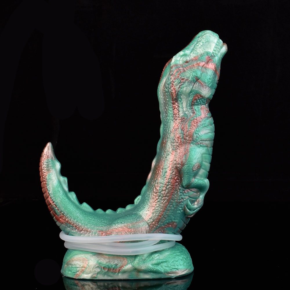 Material: silicone
Intotal:22cm
Diameter: 5.5cm
Included: t... FAAK - Velociraptor Squirt Dildo - Tiffany photo-3