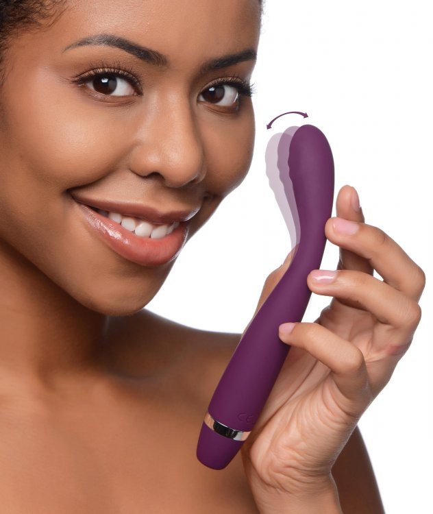 Find the perfect spot with this Pinpoint vibrator! The neck ... Inmi - Flexible Pinpoint Vibrator - Purple photo-2