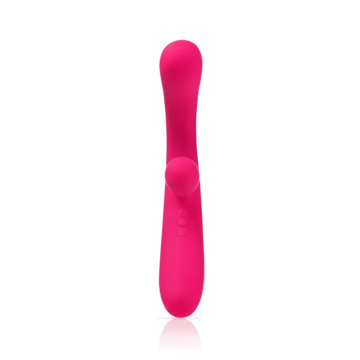 The unique, spring-like, curved design of the Reflexx Rabbit... JimmyJane - Reflexx Rabbit 3 Vibrator - Red photo-5