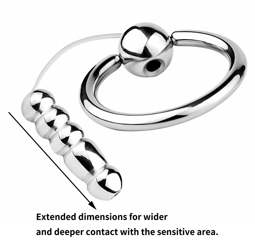 Material: 304 Stainless steel
Total length: 36cm
Net weight... FAAK - Urethral Sound w Ring M photo-5