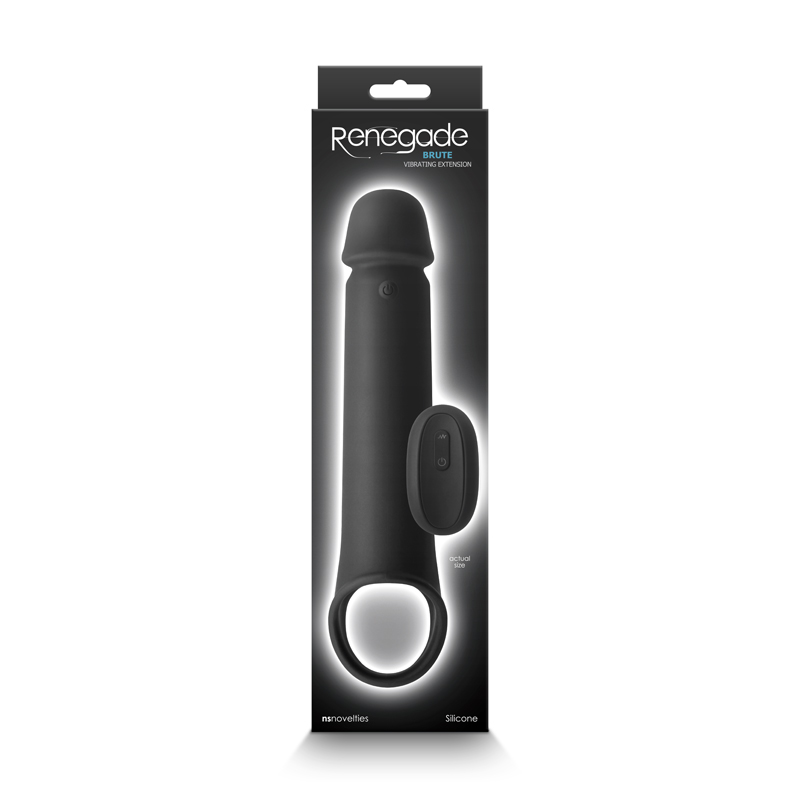 Renegade’s Brute extension provides extra inches and extra p... NS Novelties - Renegade Brute Vibro Extender - Black photo-4