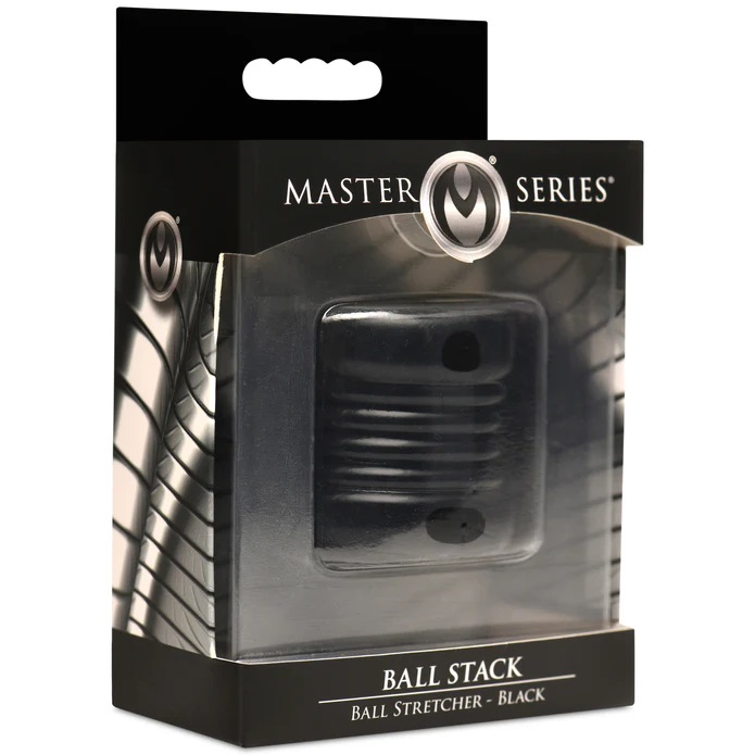 Enhance your pleasure and extend the duration of your play w... Master Series - Ball Stack Stretcher - Black photo-9