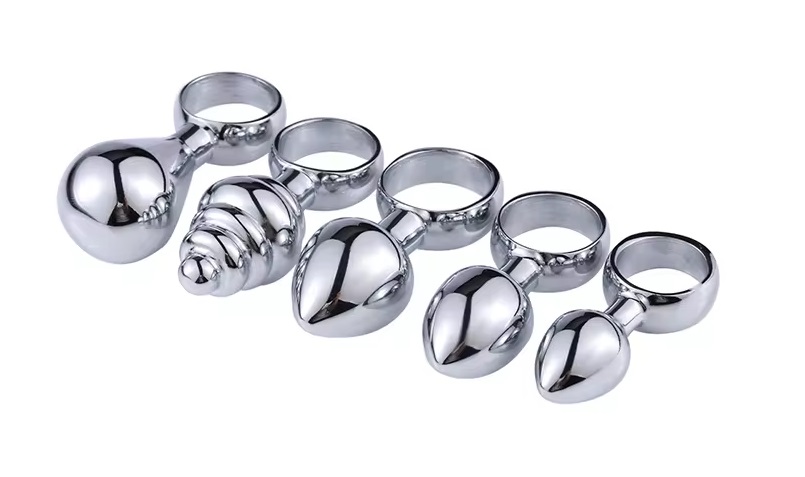 Tiny spiral metal anal plug with ring
Material: Aluminium a... MT - Tiny Spiral Butt Plug w Ring - Silver photo-8