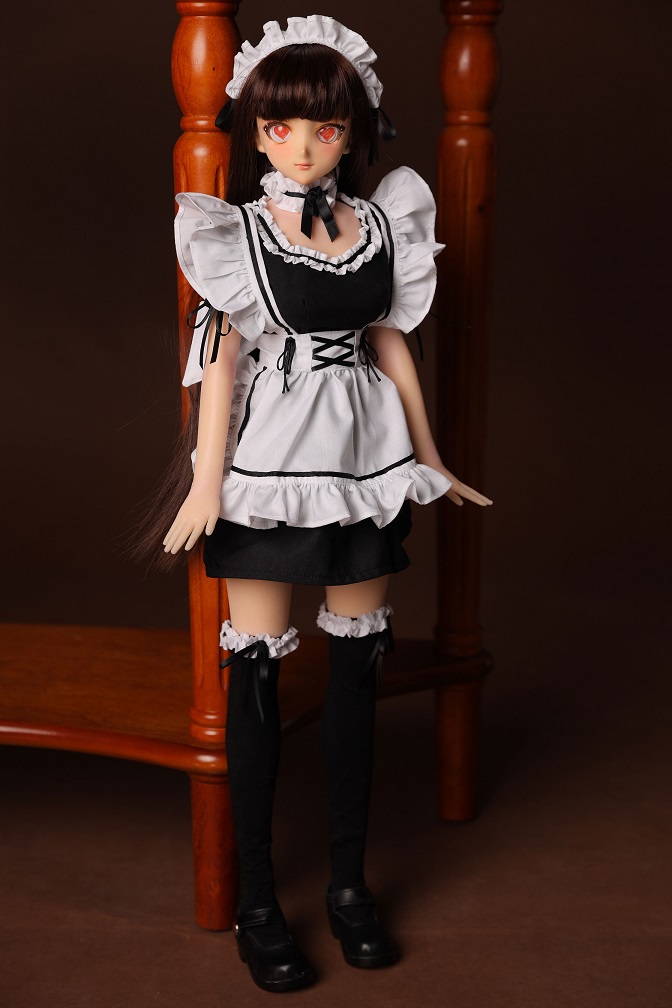 Housemaid Mini Anime Realistic Sex Doll, Silicone with Vinyl Head 60 cm (2 ft) photo-3