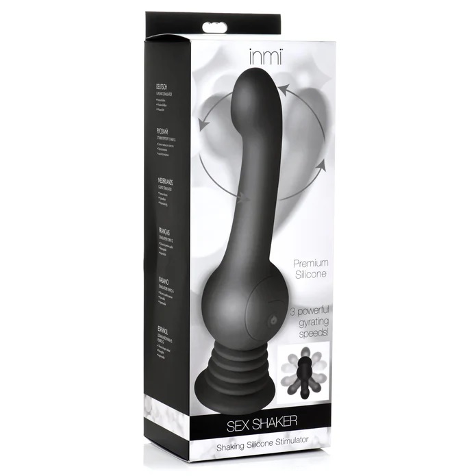 Take yourself for a ride with this powerful, Shaking Silicon... Inmi - Sex Shaker Vibe - Black photo-8