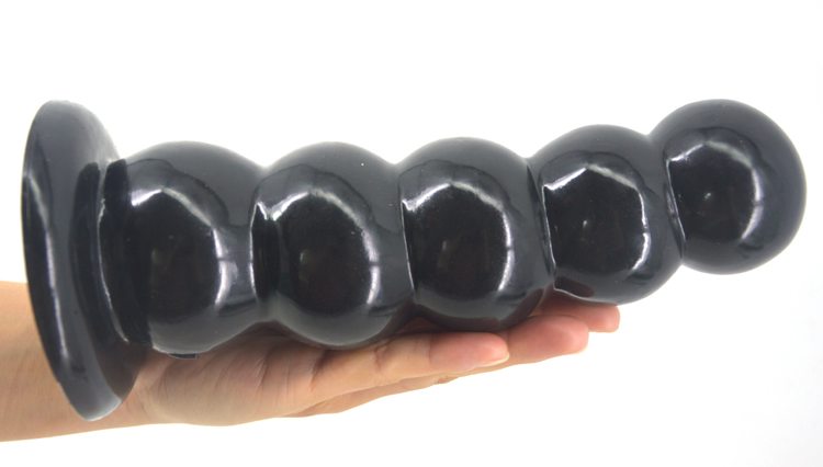 Flexible beads anal plug with suction cup
Material: PVC
Si... FAAK - Beads Anal Plug - Black photo-8
