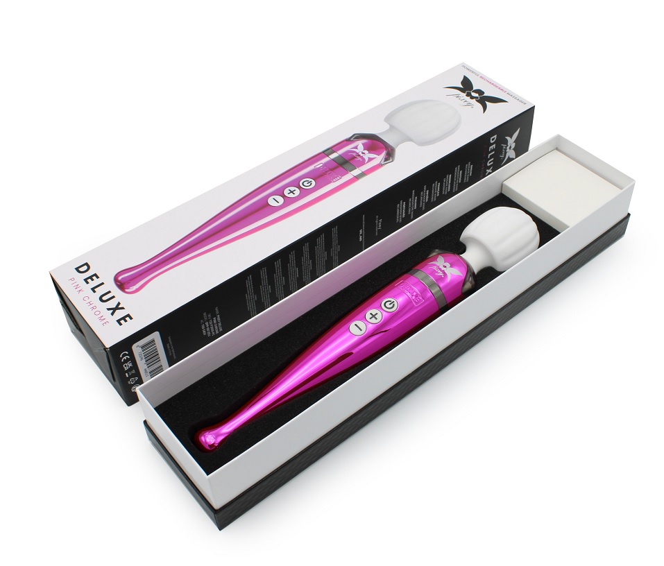 The Pixey Deluxe, world’s most powerful wireless massage wan... Pixey - Deluxe Massager - Pink Chrome photo-6