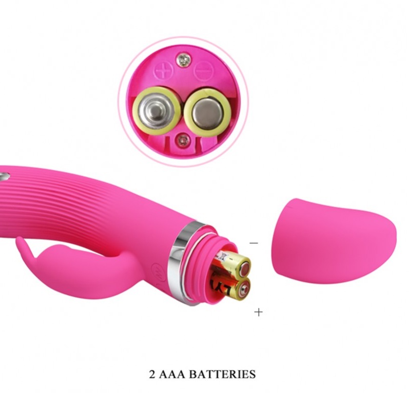 Take your sensual experience to the next level with this inc... Pretty Love - Ingram Rabbit Vibrator w Electric Shock - Pink photo-8