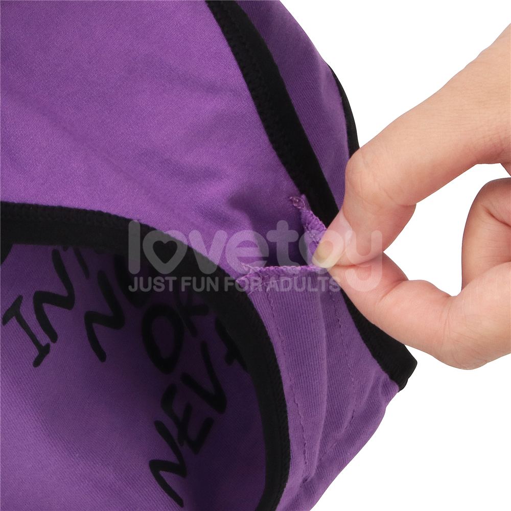 This alluring sexy undies is designed to boost your pleasure... Lovetoy - Slide Vibrating Panties L - Purple photo-6