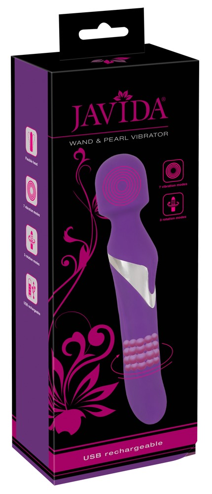 Massager and pearl vibrator in one!
Wand & Pearl Vibrator fr... Javida - Wand & Pearl Vibrator - Purple photo-10