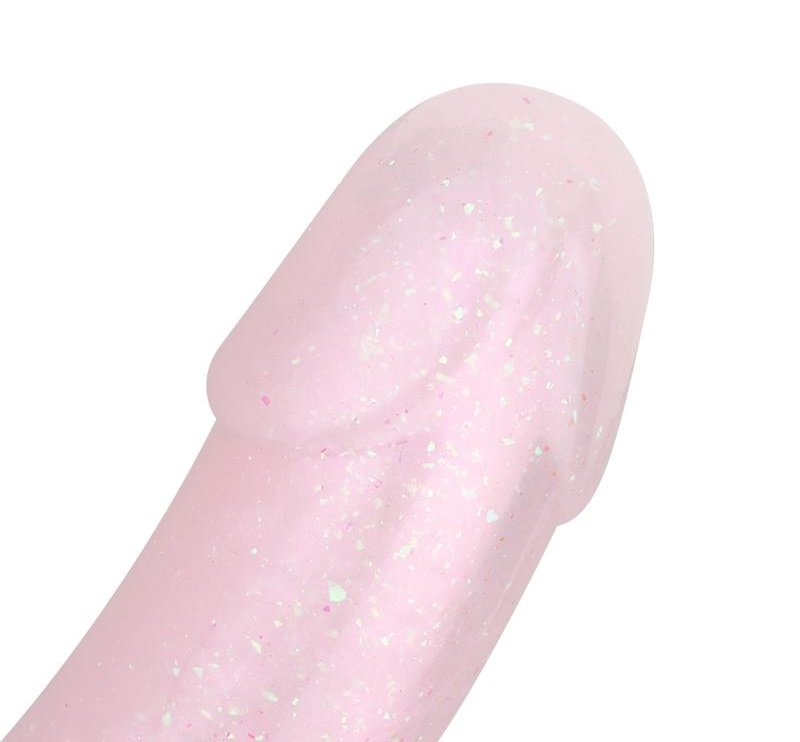 A real eye-catcher! This mermaid ombre dildo is made with be... Easytoys - Mermaid Glitter Dildo 15cm - Pink photo-4