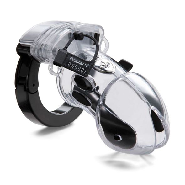 Your days of sexual liberty are over. The Pubic Enemy No1 wi... Mystim - Pubic Enemy No 1 Electro Cock Cage - Clear photo-6