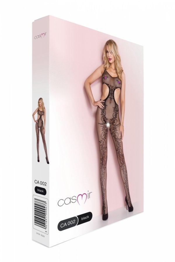 Sexy bodystocking that perfectly fits the figure, emphasizin... Casmir - Bodystocking CA002 - Black photo-5