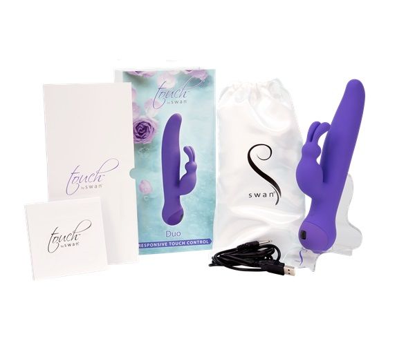 Touch By Swan’s Duo Vibrator is a sex toy modeled after the ... Swan - Touch By Swan Duo Vibrator - Purple photo-8