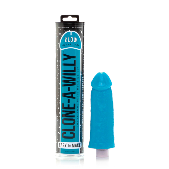 The Glow in the Dark Clone-A-Willy's quick-set molding p... Clone A Willy - Kit Glow-in-the-Dark - Blue photo-2