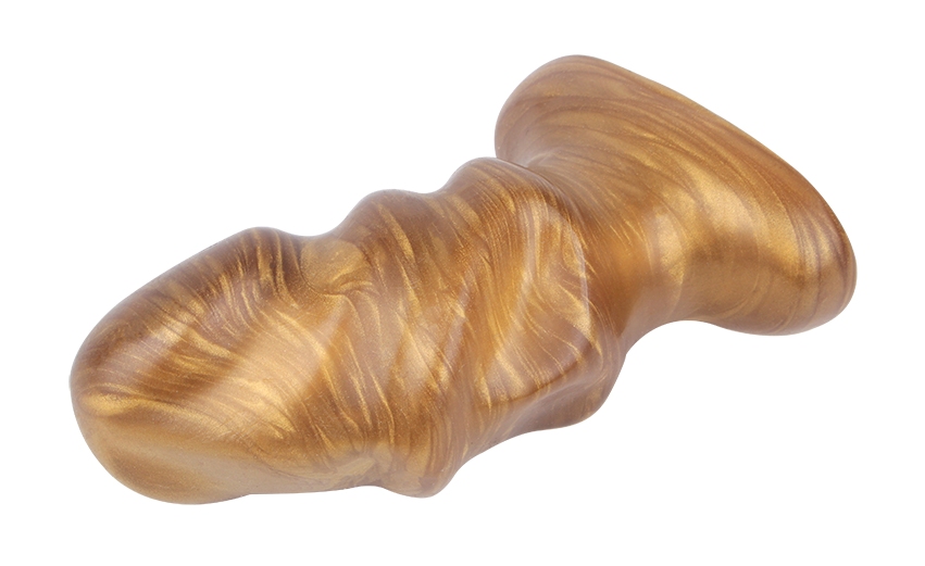 Anti-bacterial, Better-than-real, Phathalate Free, Anal Trai... Chisa - Petite Yucie Plug - Gold photo-5