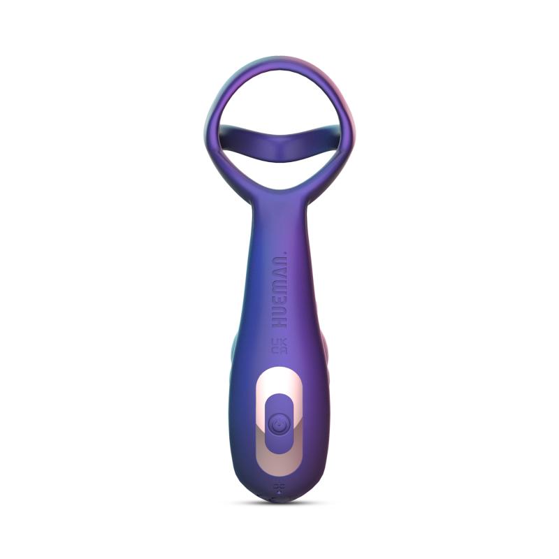 This vibrating and rotating butt plug by Hueman is something... Hueman - Stellar Force Vibro Beads w Cock Ring - Blue photo-4