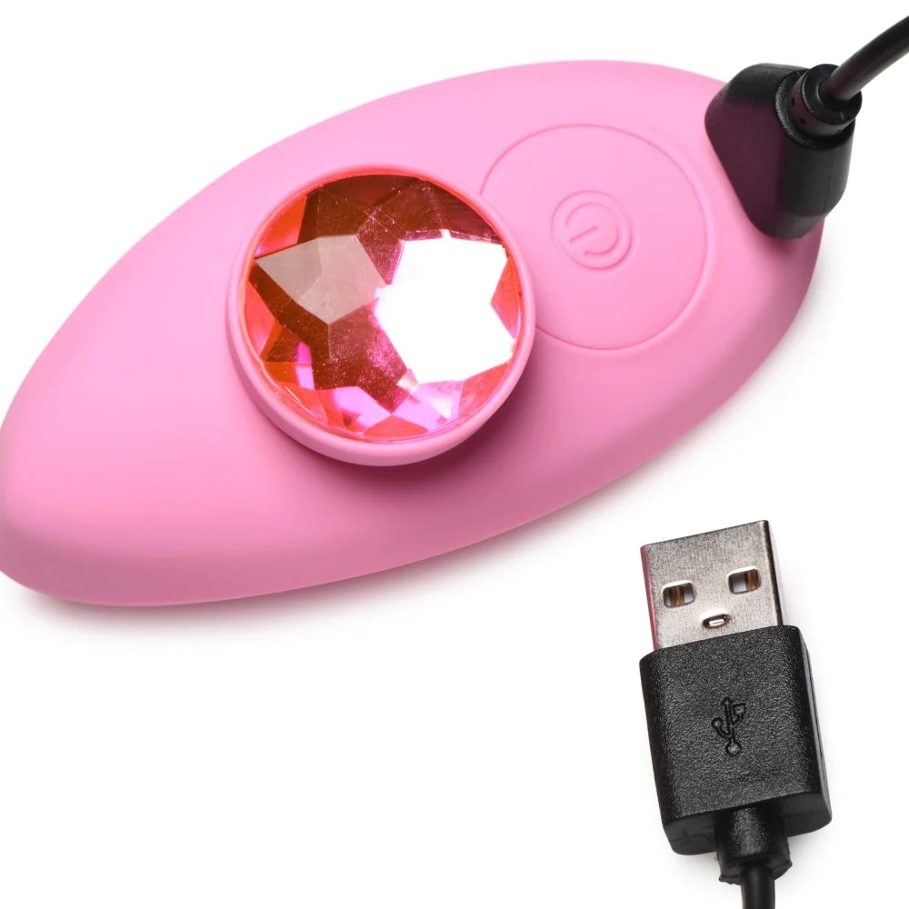 Get a toy with beauty and function! This Naughty Knickers Bl... Frisky - Panty Vibrator w Remote Control - Pink photo-7