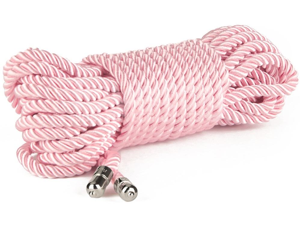 Elevate your bondage artistry with the Rebellion Reign Rose ... Lovetoy - Rebellion Reign Silky Bondage Rope 10m - Pink photo-7