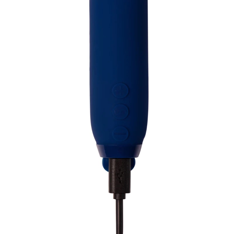 Meet Vita, a unique wand-tipped bullet whose rounded tip is ... Je Joue - Vita Bullet Vibrator - Blue photo-4