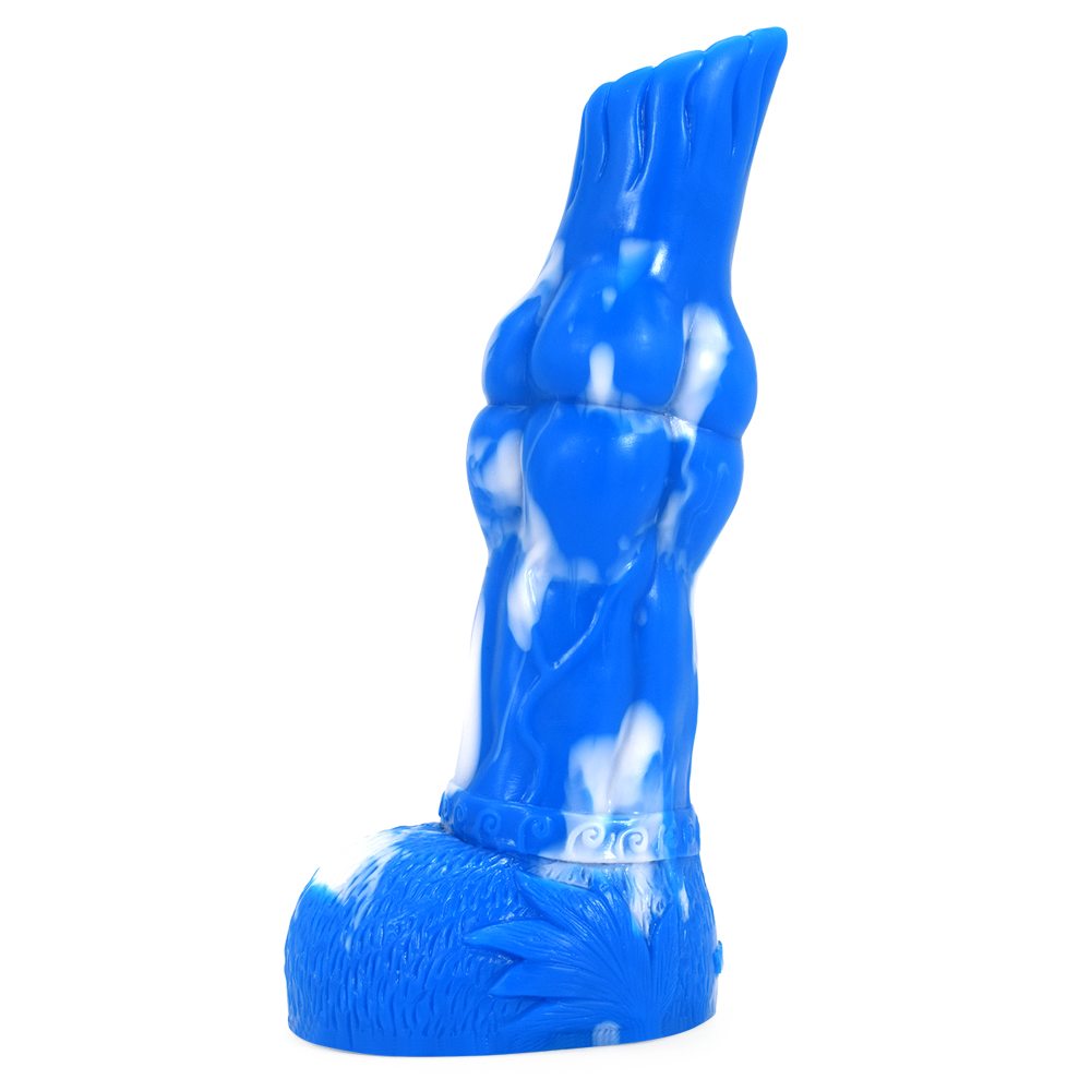 Ancient Mythical Beast –Gluttony I animal anal plug, realist... FAAK - Mythical Beast Gluttony Dildo - Blue/White photo-6