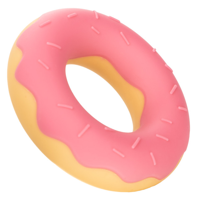 The Naughty Bits Dickin' Donuts Silicone Donut Cock Ring... CEN - Naughty Bits Dickin’ Donuts Ring - Pink photo-4