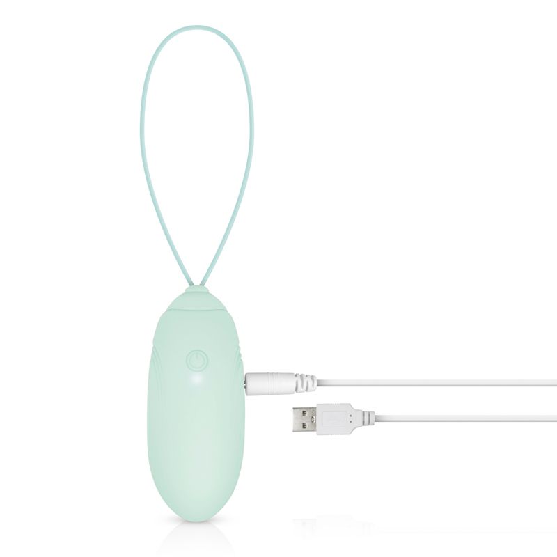 Luv Egg is a cheerful and accessible brand for women or coup... Luv Egg - Vibro Egg w Remote Control - Green photo-8