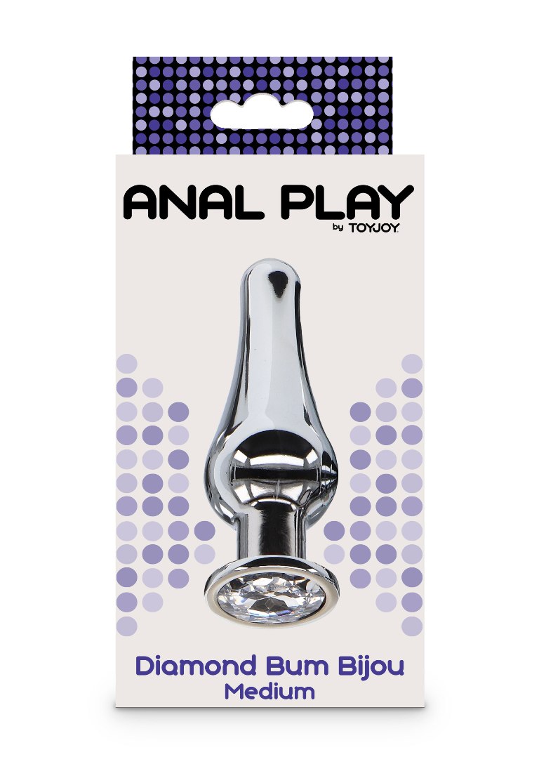 ToyJoy is proud to introduce the Diamond Bum Bijou Plug M. T... ToyJoy - Diamond Bum Bijou Plug M - Silver photo-5