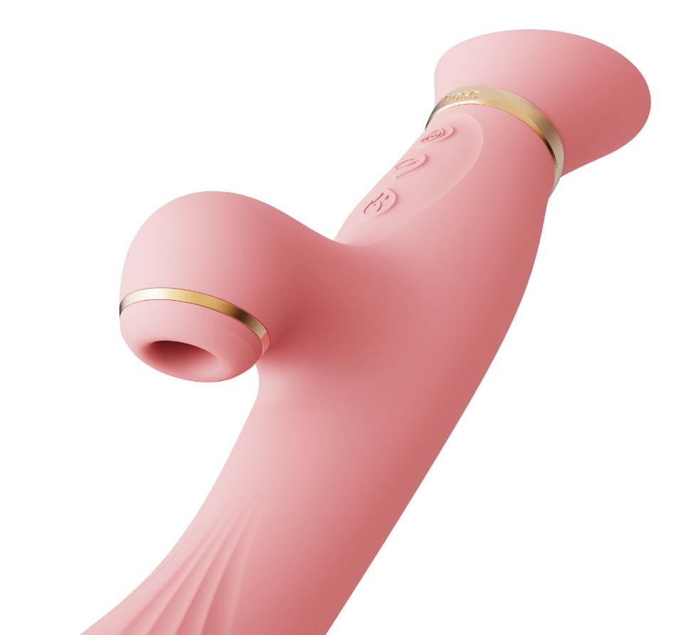 尼款震动器系 ZALO 经济实惠慨强大刺激器 ROSE 系列一部分,其特点系针对 G 点同埋阴蒂,具有多种唔同慨功能。 ... Zalo - Rose 震动棒 - 草莓粉红色 照片-5