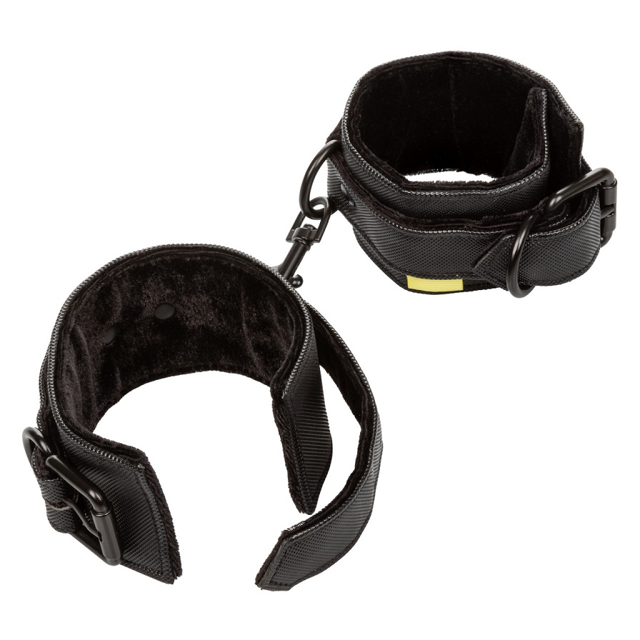 Just get on the bed and stay there in Boundless Wrist Cuffs.... CEN - Boundless Wrist Cuffs - Black photo-2
