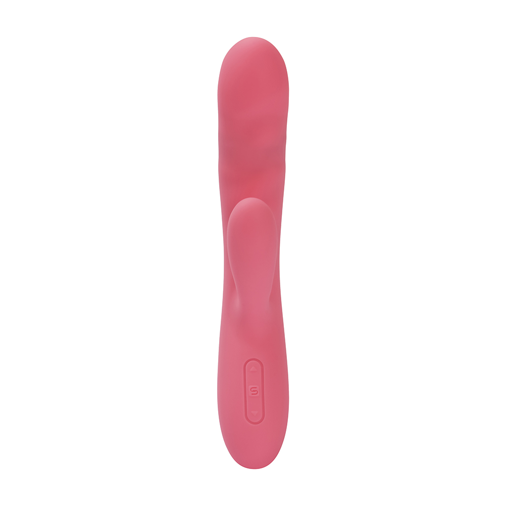 Fill yourself up with knee-shaking satisfaction. Avery featu... SVAKOM - Avery Thrusting Rabbit Vibrator - Strawberry Pink photo-5