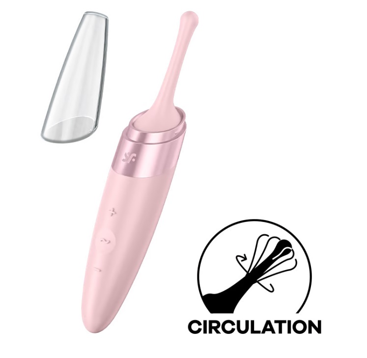 Enjoy seductive highlights - anytime and anywhere, even on t... Satisfyer - Twirling Delight Vibrator - Rose photo-2