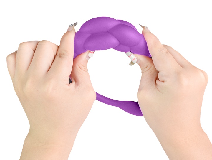 Vibro massager that can be used as anal or female stimulator... FAAK - Strong Dragon Vibrator - Purple photo-4