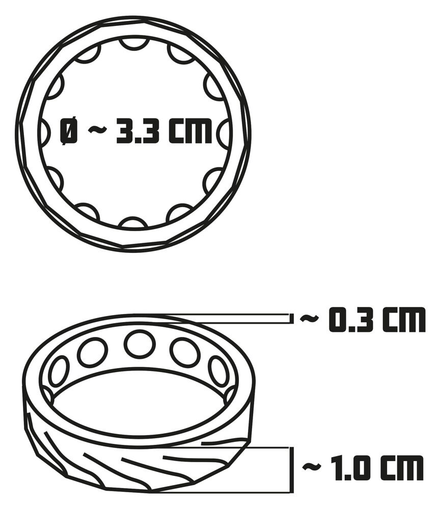 Perfect support for long and powerful sex!
The 4in1 Cock Rin... You2Toys - 4in1 Cock Rings - Black/Flesh photo-8