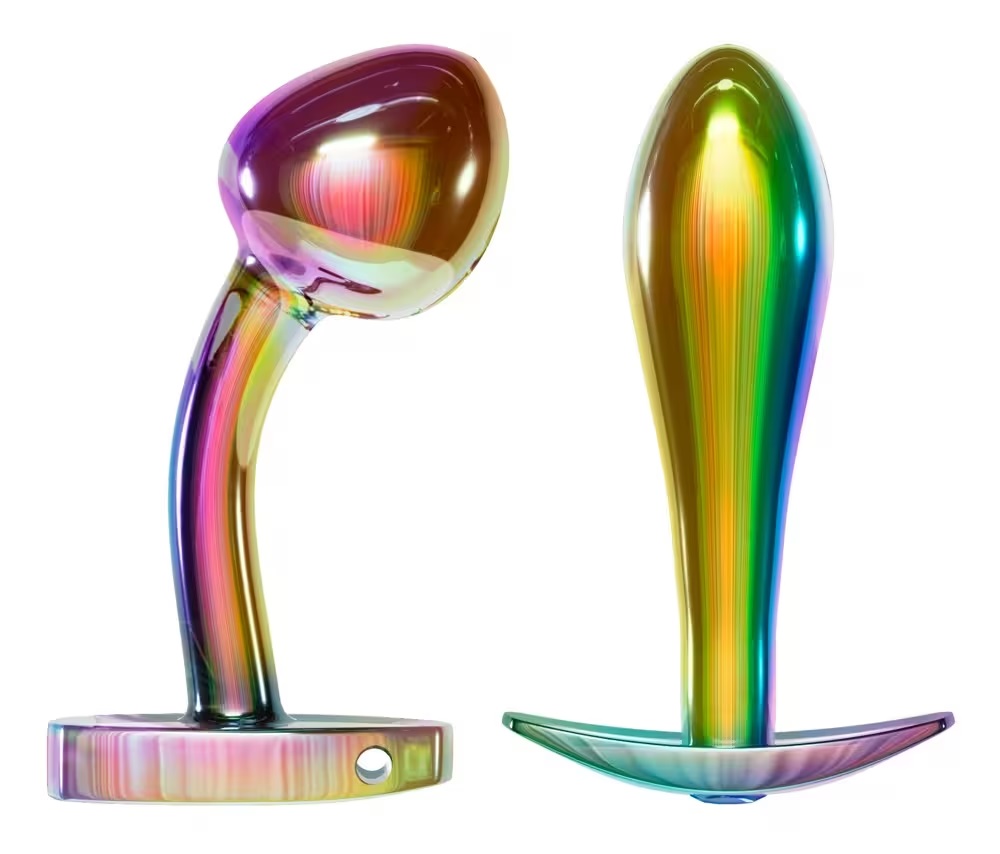 Two rainbows for anal pleasure!
Metal Butt Plug Set in Rainb... ANOS - Metal Butt Plug Set - Rainbow photo-3