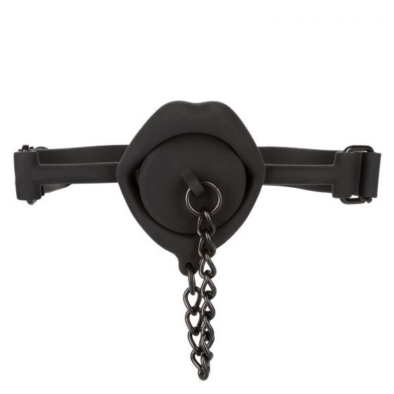 CalExotics Scandal Silicone Stopper Gag is the ideal gag for... CEN - Scandal Silicone Stopper Gag - Black photo-3