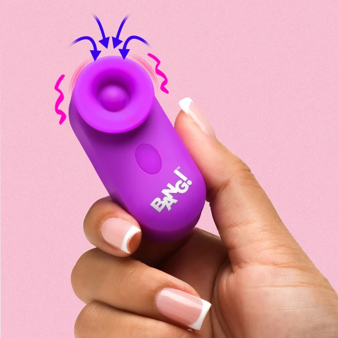 Unveil a new world of discreet pleasure with our mini clit s... Bang! - Mini Clitoral Stimulator - Purple photo-3