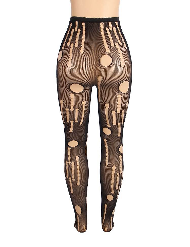 Irregular hollow design tights, fashionable and classic.
Ma... Ohyeah - Sexy Torn Pantyhose - Black - S photo-9
