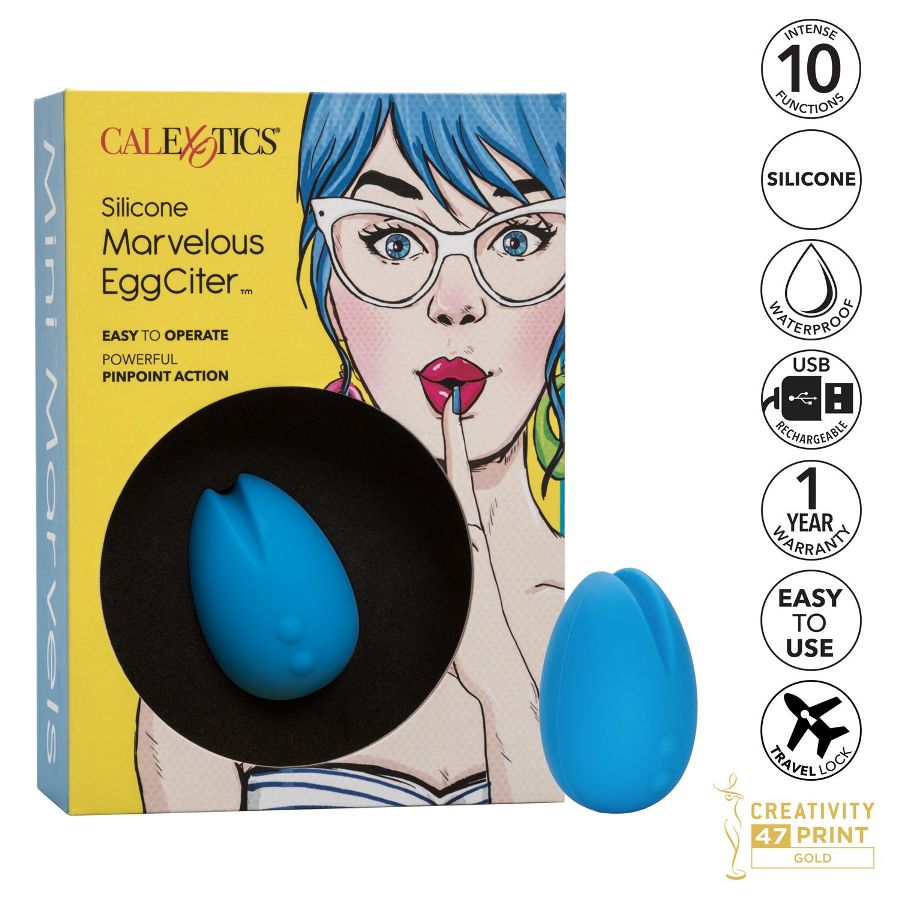 CEN - Marvelous Eggciter 迷你震动器 - 蓝色 CEN - Marvelous Eggciter 迷你震动器 - 蓝色 照片-9