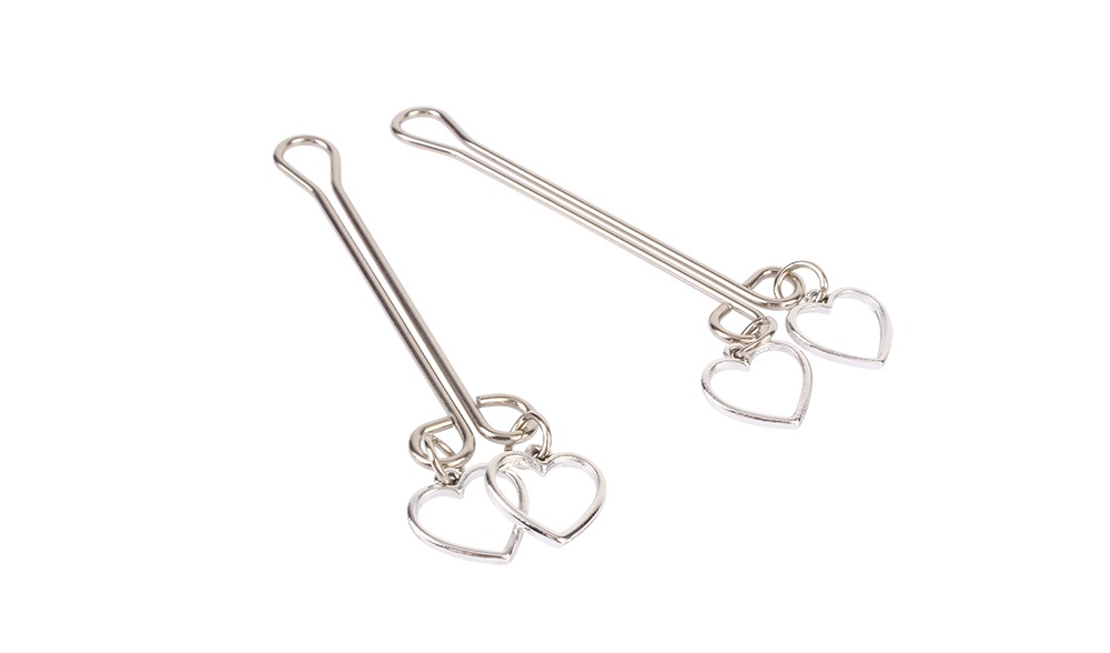 Nipple Play, Easy to Wear, Non-Piercing
Material: Stainless... Chisa - Heart Nipple Clamps photo-2