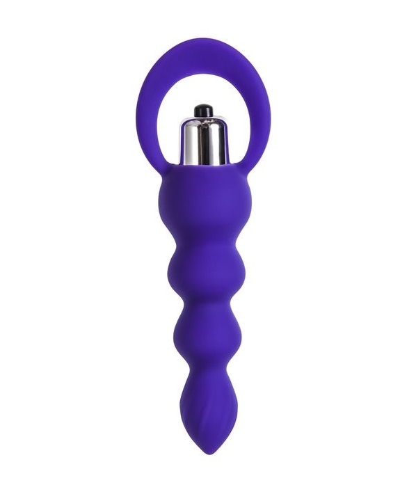 A miniature size suits a novice even. Beaded tip provides a ... ToDo - Twisty Vibro Plug - Purple photo-3