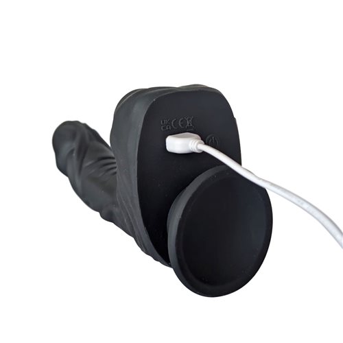 Meet the mysterious luscious Noir. Our newest wildest, darke... Naked Addiction – 8.6” Rotating & Thrusting Dildo - Black photo-8