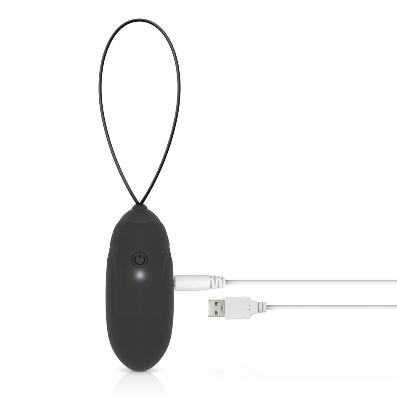 Challenge yourself and your partner with LUV EGG! This vibra... Luv Egg - Vibro Egg w Remote Control - Black photo-7