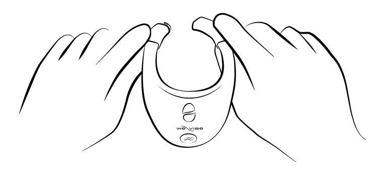 This wearable stimulation ring, controlled by app or remote,... We-Vibe - Bond Ring - Black photo-9