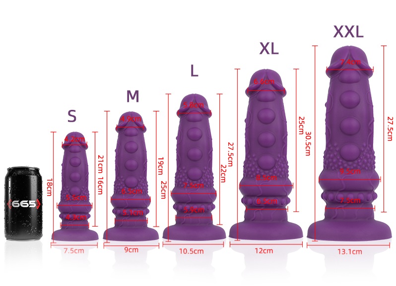 When the vegans get a craving for some grade A beef, we reac... 665 - Aubergine Eggplant Dildo M - Purple photo-4