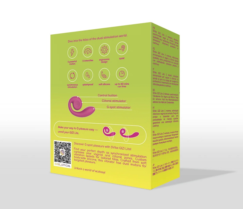 Looking for a toy that’s easy to love and even easier to use... SVibe - Snail Gizi Lite Vibrator - Dragonfruit photo-14