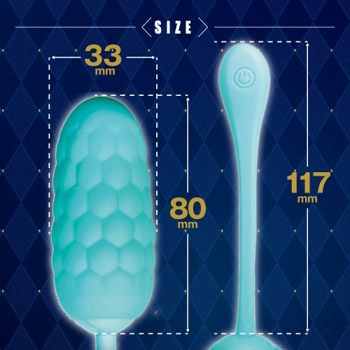 ToysHeart - Smooth Soft Egg Vibrator - Blue photo