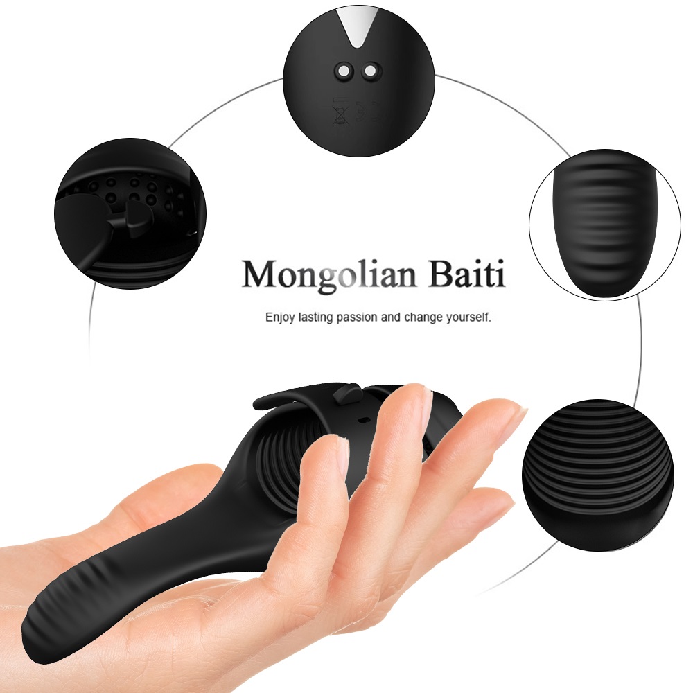 10 Kinds of vibration
2 parts vibrate
Magnet Rechargeable L... Secwell - Bobbie Vibro Masturbator - Black photo-2